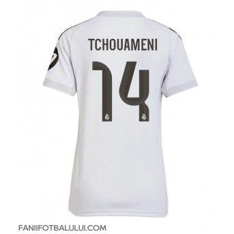 Real Madrid Aurelien Tchouameni #14 Tricou Fotbal Replică 2025-26 Femei Acasa